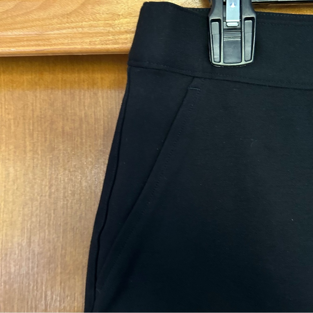 SPANX SPANXSmooth PerfectFit Ponte Wide Leg Pants in Black - Size Large - Picture 4 of 12